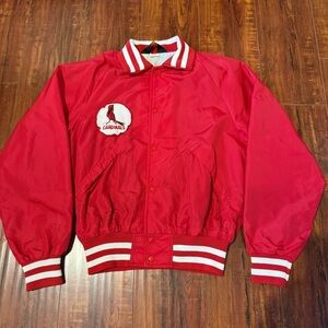 Vintage Pla-Jac By Dunbrooke St. Louis Cardinals Jacket Size Boys XL 18-20 Good!